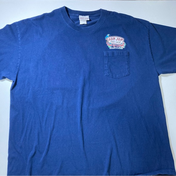 Ron Jon Surf Shop Men’s 2XL Shirt Navy Sunset Parrot Cocoa Beach Classic Logo - Picture 2 of 15